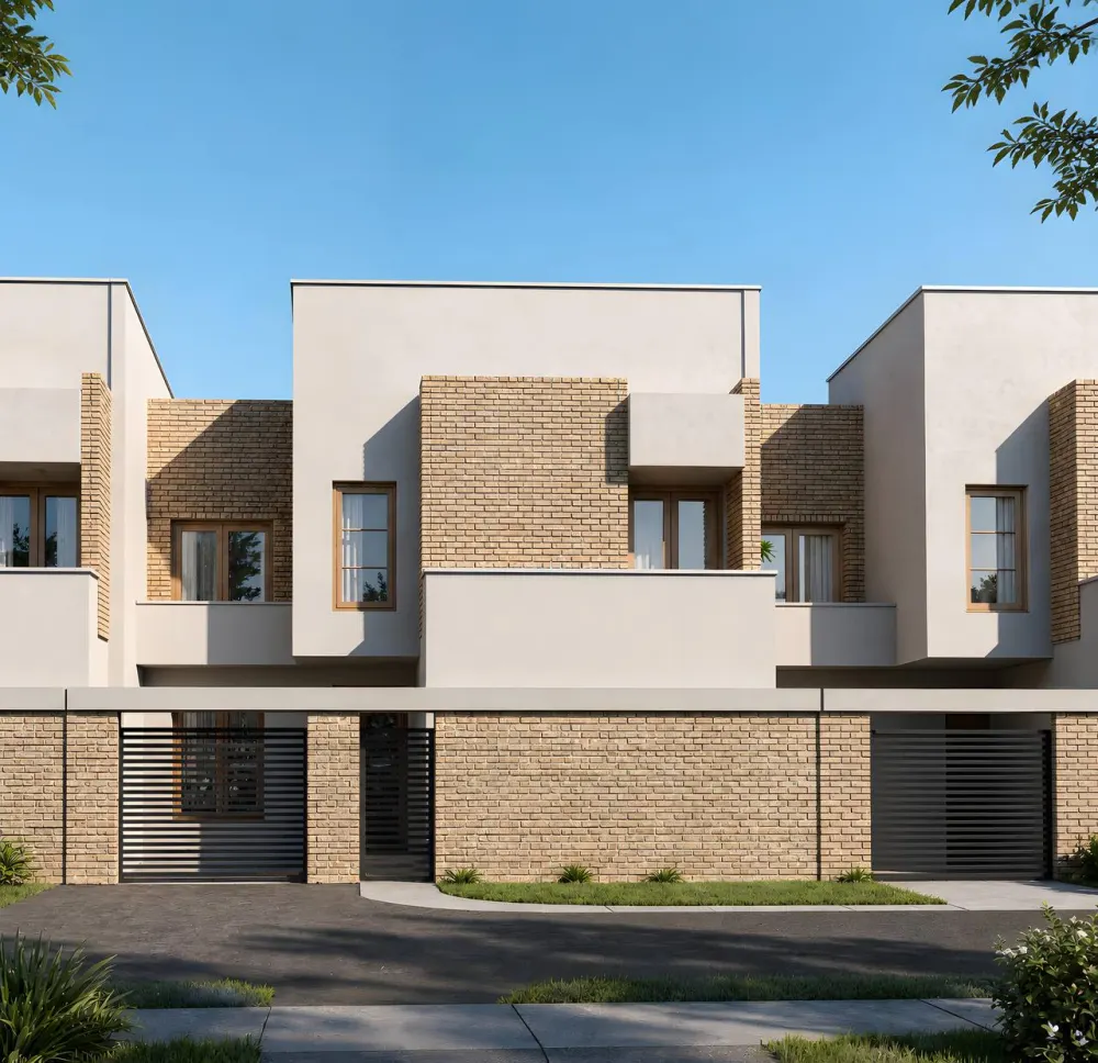 مدينة ذي قار الجديدة — وحدات سكنية متلاصقة بطراز حديث
